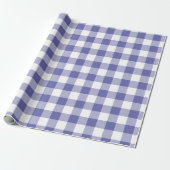 Immergrün-Büffel-Karo-Gingham-Karomuster Geschenkpapier (Ungerollt)