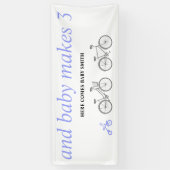 Immergrün Fahrrad Banner (Vertikal)