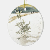 Immergrün Keramik Ornament (Links)