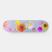 Immergrün Lebendiger Blumen-Mix-Skateboard Skateboard (Horizontal)