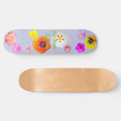 Immergrün Lebendiger Blumen-Mix-Skateboard Skateboard (Horizontal)