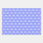 Immergrün-Muster Geschenkpapier Set (Vorderseite 3)