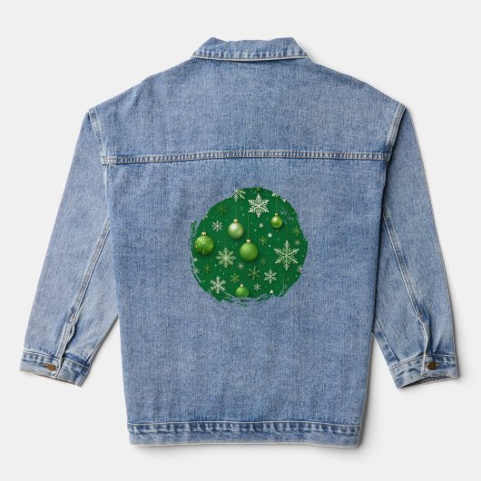 Immergrün Noel Jeansjacke (Rückseite)
