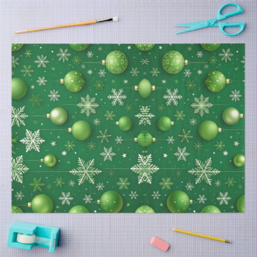 Immergrün Noel Seidenpapier (Basteln)