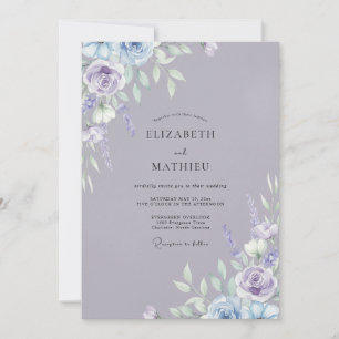 Immergrün-Schiefer-Gemalte-Hochzeit Einladung
