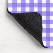 Immergrün und weiß kariert mousepad (Ecke)