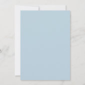 Immergrün-Veilchen-Blatt-Hochzeit Einladung (Rückseite)