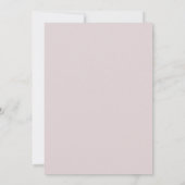 Immergrün-Warme-Goldblatt-Hochzeit Einladung (Rückseite)