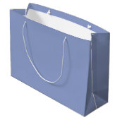 Immergrünblau Große Geschenktüte (Rückseite Schrägansicht)