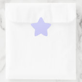 Immergrünblau Stern-Aufkleber (Tasche)