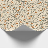 Immergrüne Küsse unterm Mistelzweig Geschenkpapier (Ecke)
