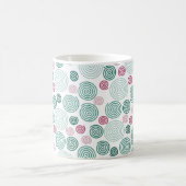 Immergrüne Spirale (Muster) Kaffeetasse (Mittel)