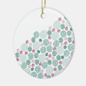 Immergrüne Spirale - (Muster) Keramik Ornament (Links)