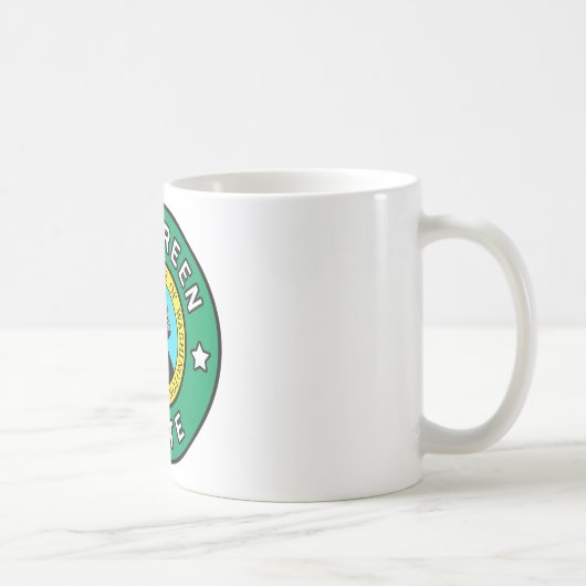 Immergrüne Staats-Tasse Washingtons Kaffeetasse (Rechts)