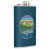 Immergrüne Staatsflasche Flachmann (Rechts)