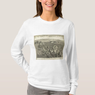 Immergrüner Allee-Bauernhof T-Shirt