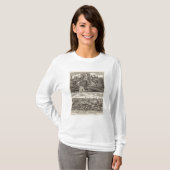 Immergrüner Bauernhof auf lager, Res T-Shirt (Vorne ganz)
