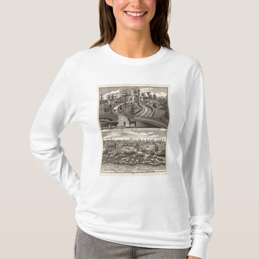 Immergrüner Bauernhof auf lager, Res T-Shirt (Vorderseite)