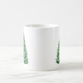 Immergrüner Baum Kaffeetasse (Mittel)