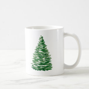 Immergrüner Baum Kaffeetasse