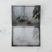 Immergrüner Feiertag Feiertagskarte (Innenseite)