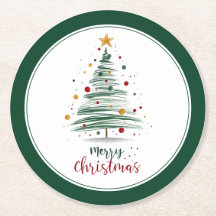 Immergrüner moderner Weihnachtsbaum