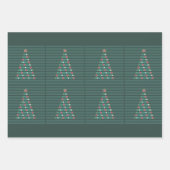 Immergrüner Rhythmus Geschenkpapier Set (Vorderseite)