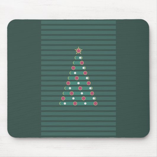 Immergrüner Rhythmus Mousepad (Vorne)