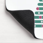 Immergrüner Rhythmus Mousepad (Ecke)