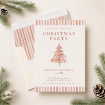 Immergrüner Rosé-Weihnachtsbaum Personalisiert