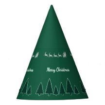 Immergrüner Schlitten-Weihnachtshut Glow