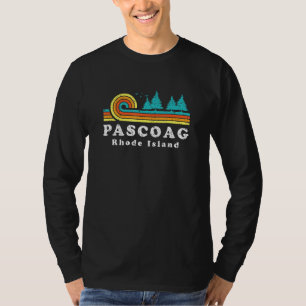 Immergrüner Sonnenuntergang Pascoag Wald Rhode Isl T-Shirt
