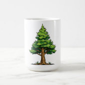 Immergrüner Wald Kaffeetasse (Mittel)