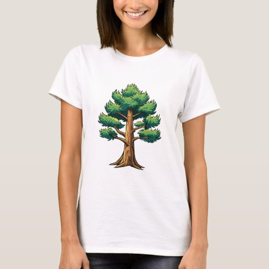 Immergrüner Wald T-Shirt (Vorderseite)