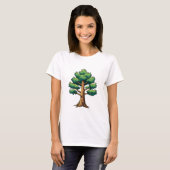 Immergrüner Wald T-Shirt (Vorne ganz)