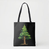 Immergrüner Wald Tasche (Vorderseite)