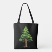 Immergrüner Wald Tasche (Rückseite)