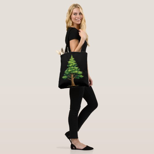 Immergrüner Wald Tasche (Am Model)
