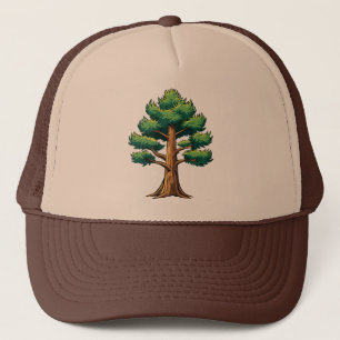 Immergrüner Wald Truckerkappe