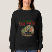 Immergrüner Weihnachtsbaum-Pullover Sweatshirt (Vorderseite)
