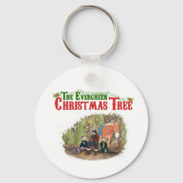 Immergrüner Weihnachtsbaum-Schlüsselanhänger Schlüsselanhänger