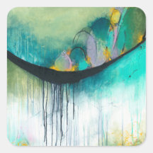 Immerse - Square Abstrakt Expressionismus Art