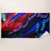 IMMERSION von Christèle Chabrette Strandtuch (Vorderseite)