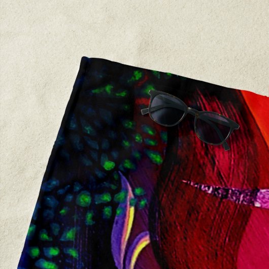 IMMERSION von Christèle Chabrette Strandtuch (Beispiel)