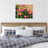 Immerwährende in einem Blumengarten Leinwanddruck (Insitu (Schlafzimmer))