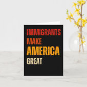 Immigranten Fütterte Amerika hat Gnade 2025 Karte (Gelbe Blume)