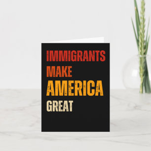 Immigranten Fütterte Amerika hat Gnade 2025 Karte