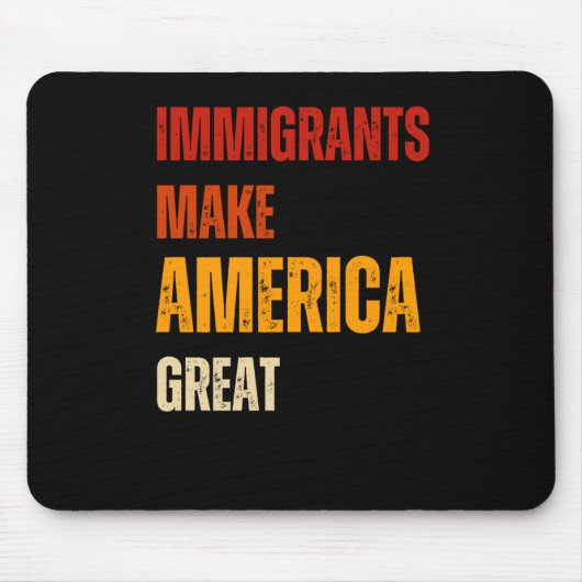 Immigranten Fütterte Amerika hat Gnade 2025 Mousepad (Vorne)