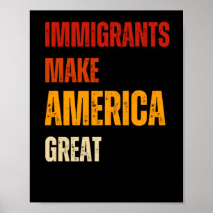 Immigranten Fütterte Amerika hat Gnade 2025 Poster