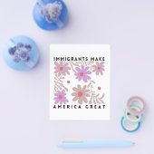 Immigranten machen Amerika zu einem großartigen, f Flyer (Einzeln)
